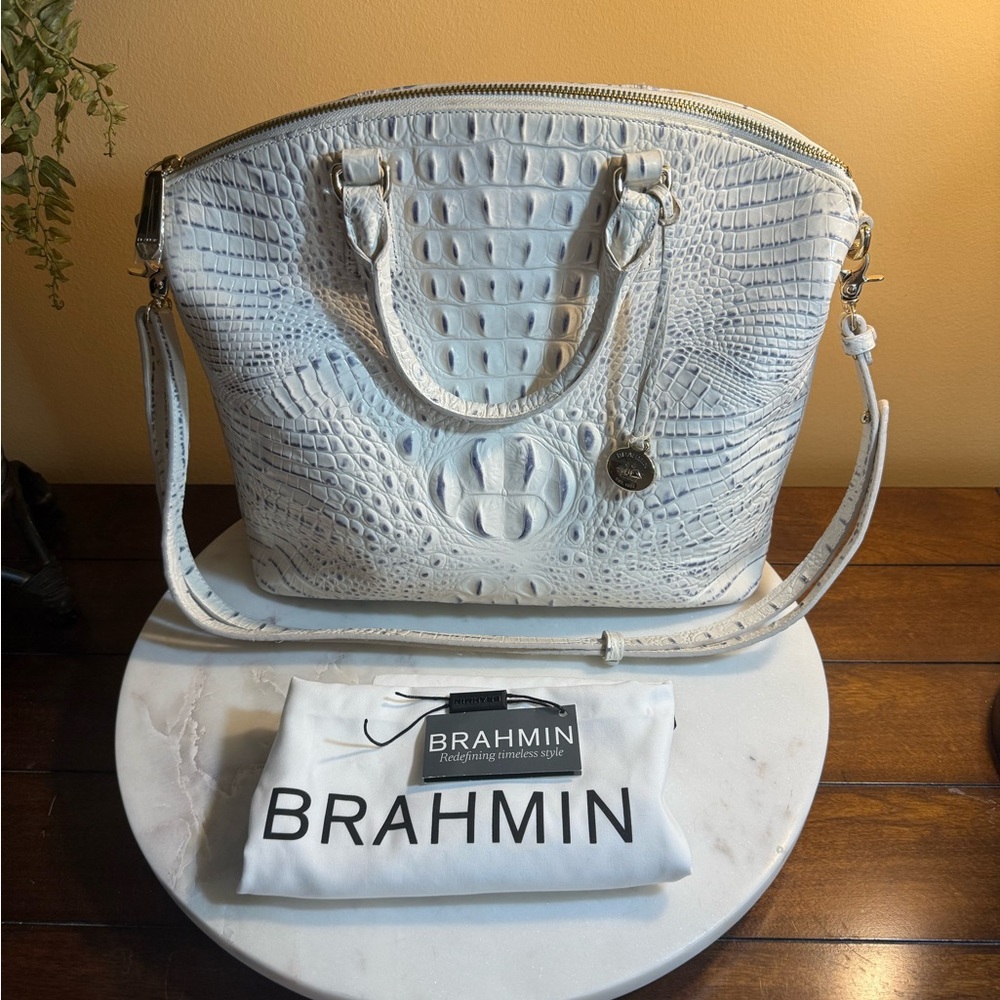 Brahmin lg Duxbury Satchel🔥Stonewash🔥NWT